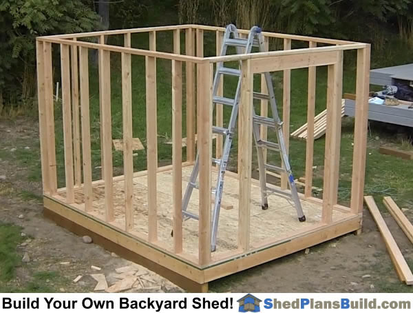 How To Build A Backyard Storage Shed | Over 150 Pictures!