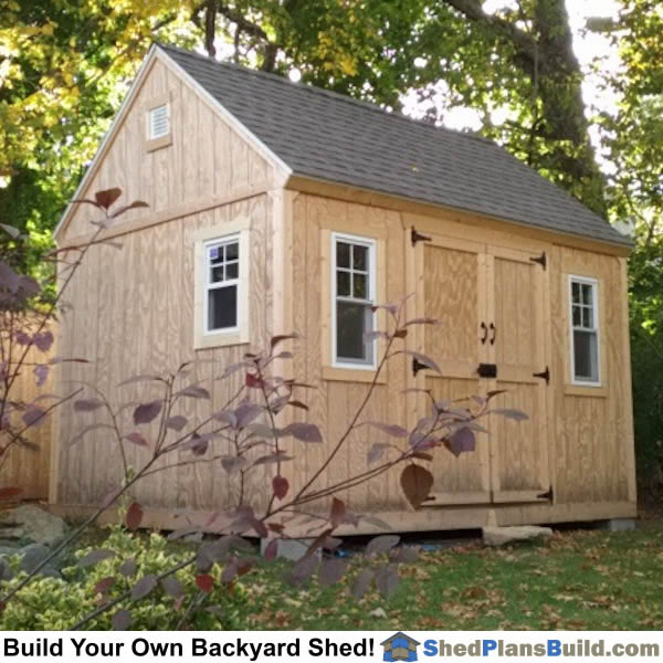 Garden storage shed plans