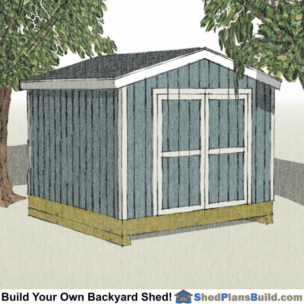 10x10 Backyard Shed Plans