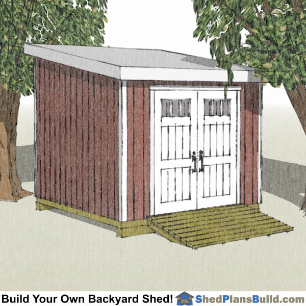 10x12 lean to shed plans