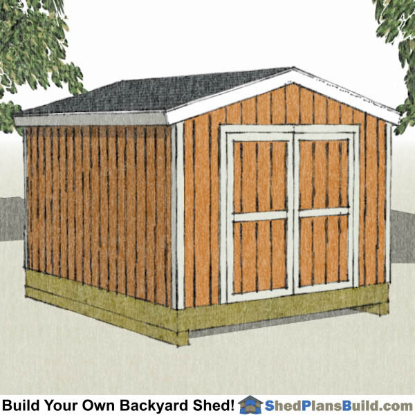 10x12 backyard shed
