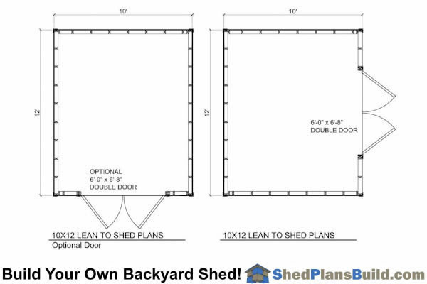 8x12 Lean To Shed Plans | Start Building Now