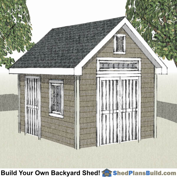 10x12 Garden Shed Plans