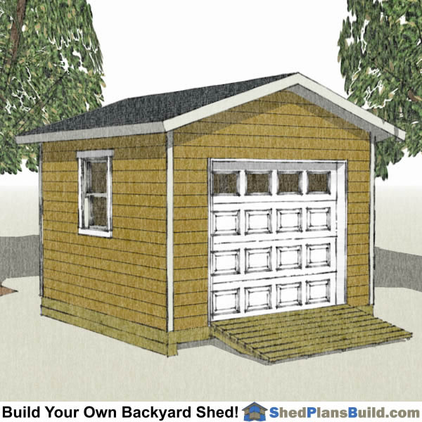 12x12 Storage Shed Plans