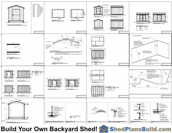 shed plans example