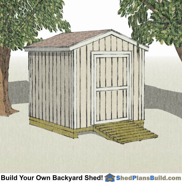 8x8 Shed Plans