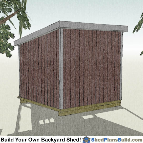 10x10 Lean To Shed Plans Start Building Now