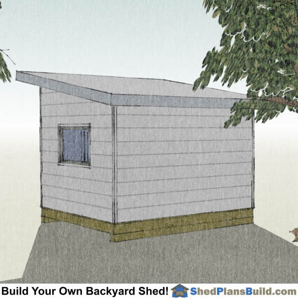 10x12 shed plans on concrete slab
 