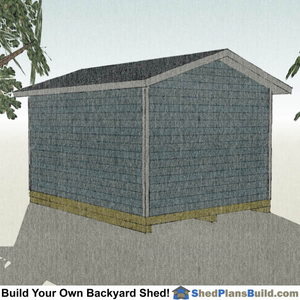 12x16 garage storage shed plans