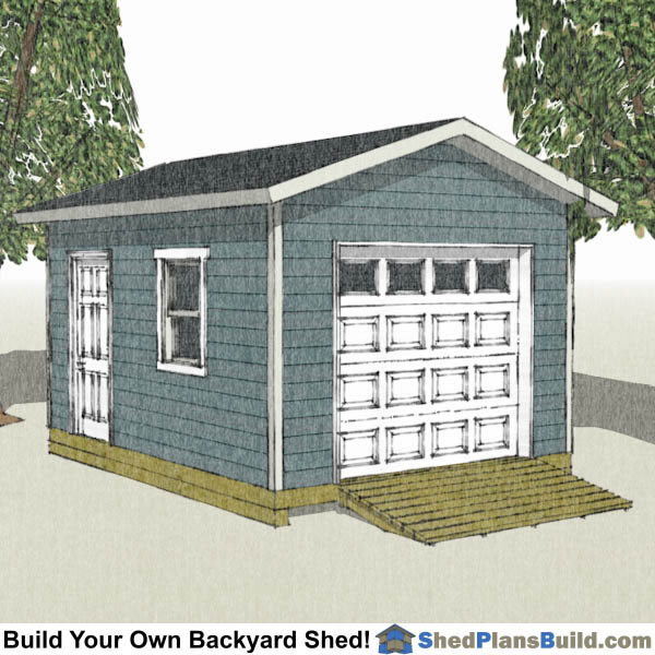 12x16 Lean To Shed Plans