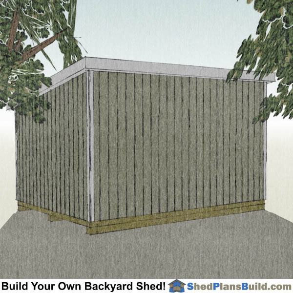 12x20 Lean To Shed Plans by Shed Plans Build