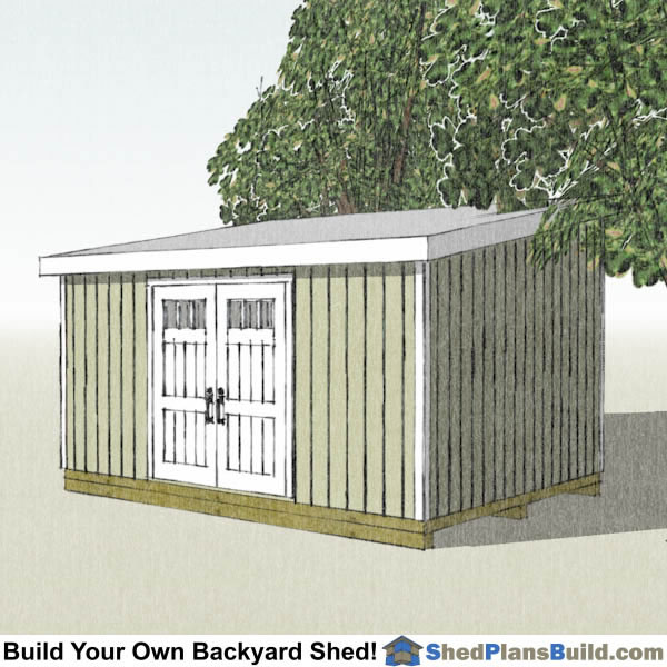 12x20 Lean To Shed Plans by Shed Plans Build