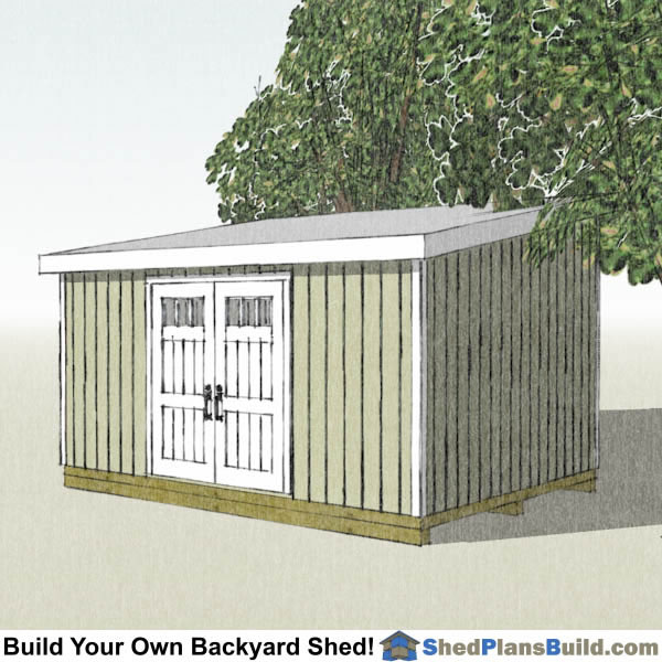 12x20 lean to shed plans by shed plans build