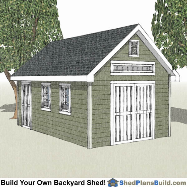 12x20 garden shed plans