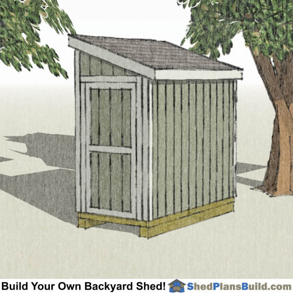 4x8 Lean To Shed Plans