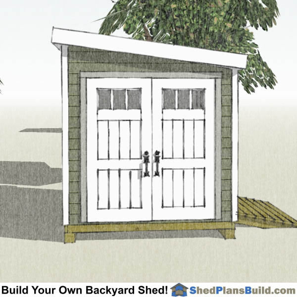 8x12 Lean To Shed Plans Start Building Now