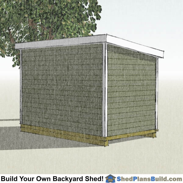 8x12 Lean To Shed Plans | Start Building Now