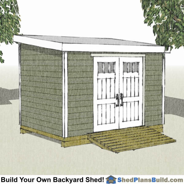 8x12 Lean To Shed Plans Start Building Now